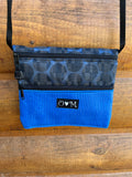 3 Zip Bag Blue Home Dec Circle print fabric