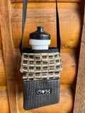 Ajax Black Water Bottle Holder-GeometricHome Decor Fabric