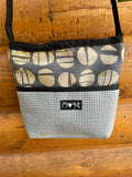 Bernie Gray Dots Crossbody Purse