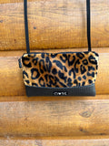 Black Cheetah Print Purse