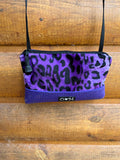 Purple Cheetah Print Purse