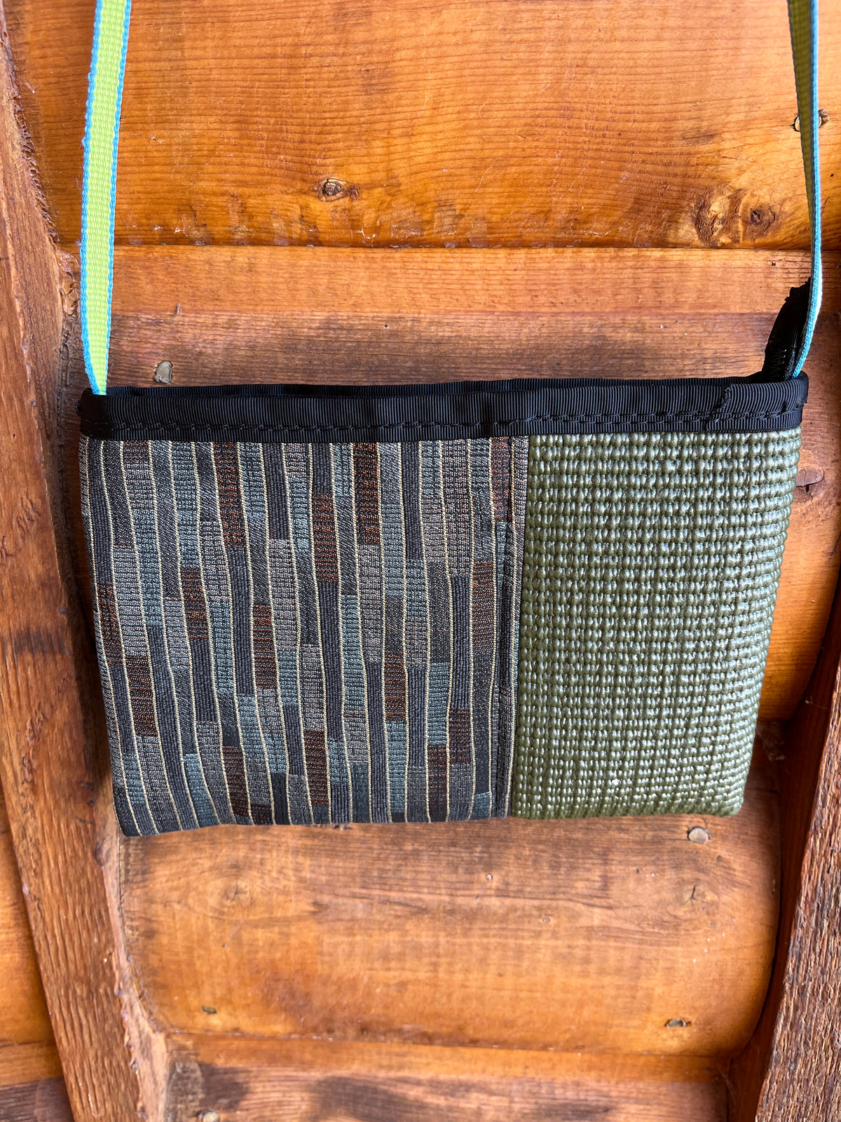 GoGo Olive- Stripe Print Fabric