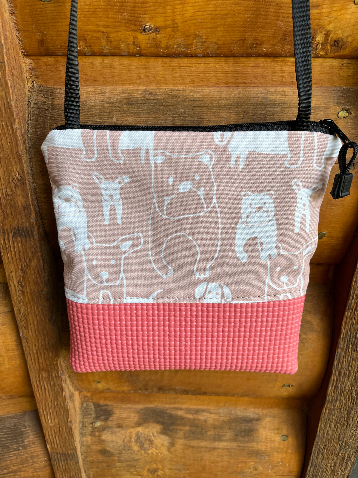 Stella Salmon Cross Body Purse-Dogs