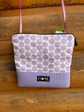Stella Lavender Cross Body Purse-Dots