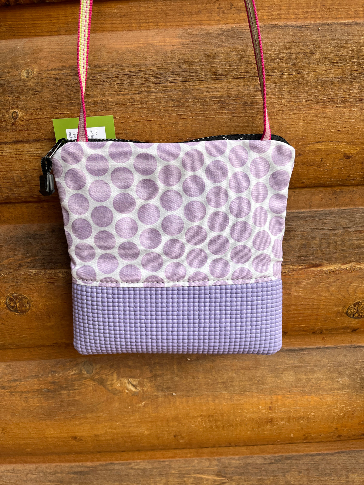 Stella Lavender Cross Body Purse-Dots