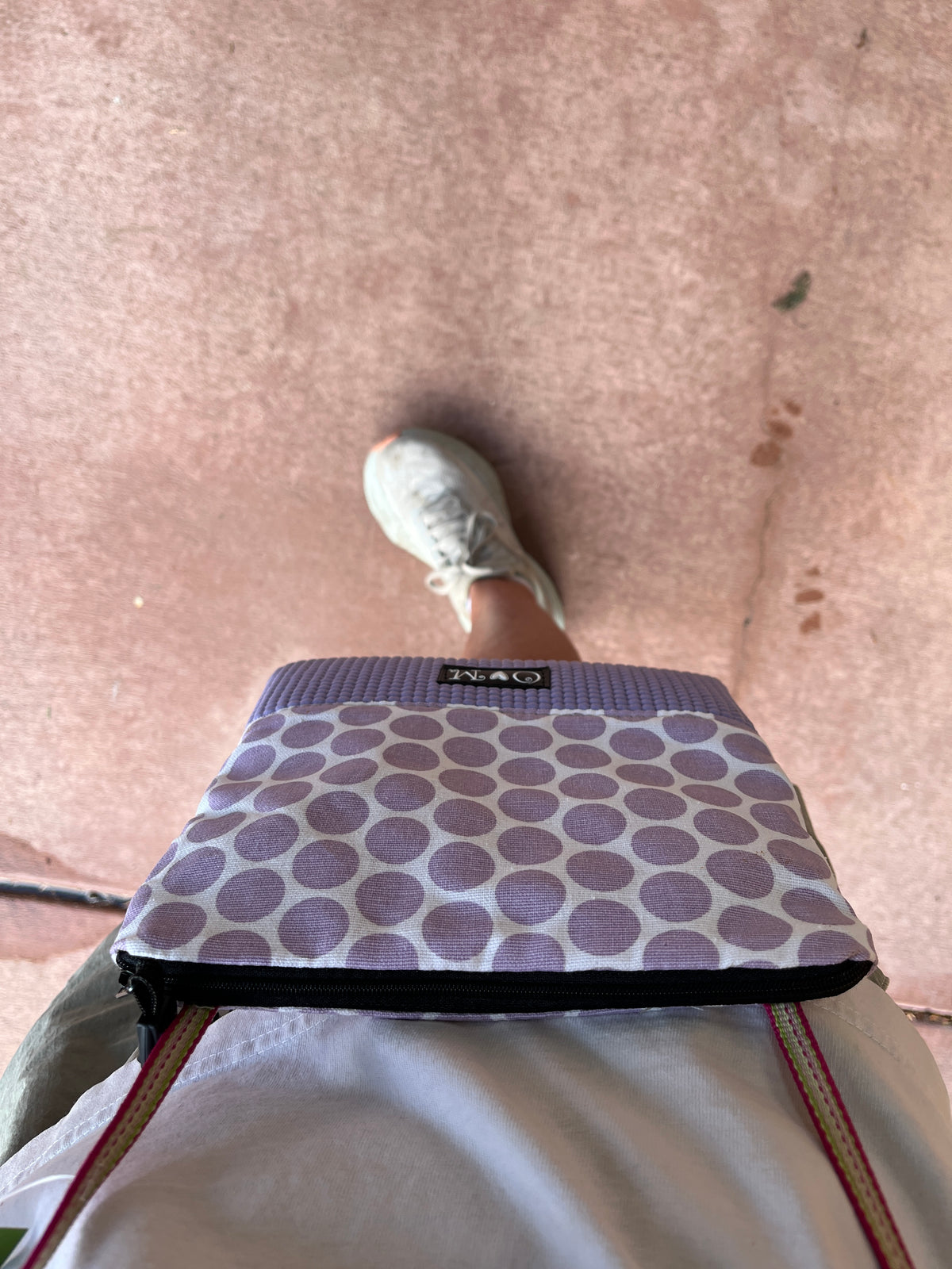 Stella Lavender Cross Body Purse-Dots