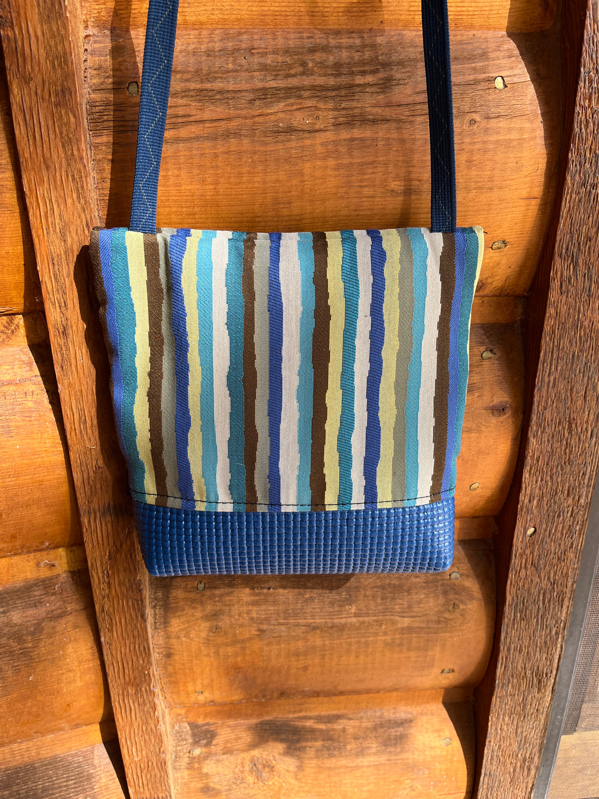 Lola Blue-stripes home dec fabric