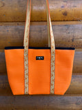 OM Tote-Orange Zip Top