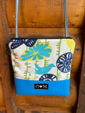 Stella Teal Cross Body Purse-Blue and Yellow Bird