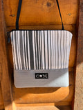 Stella Gray Cross Body-Stripes