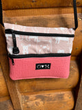 3 Zip Coral-Dog print fabric