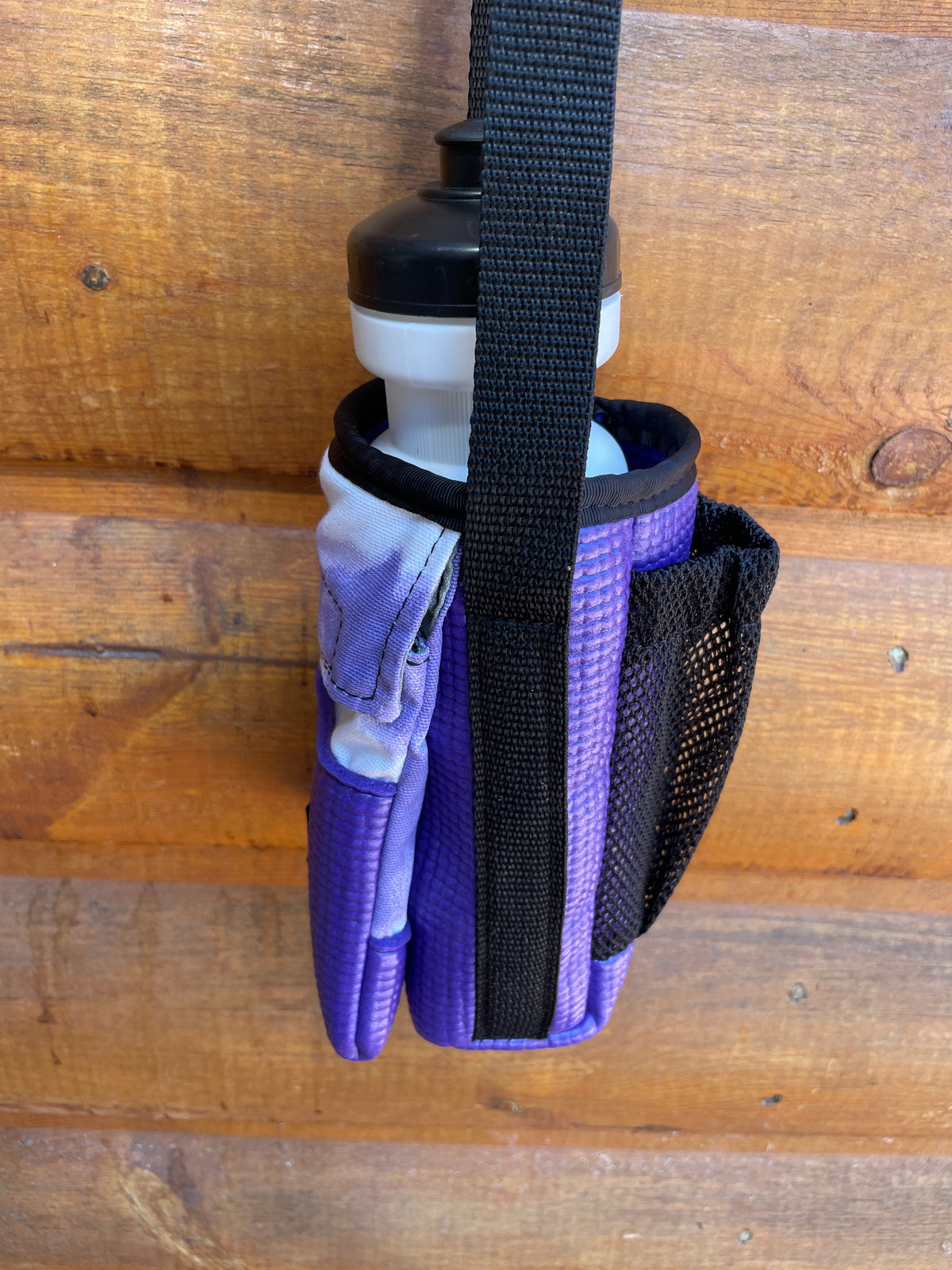 Ajax Purple Water Bottle Holder/Purse-Tye Dye