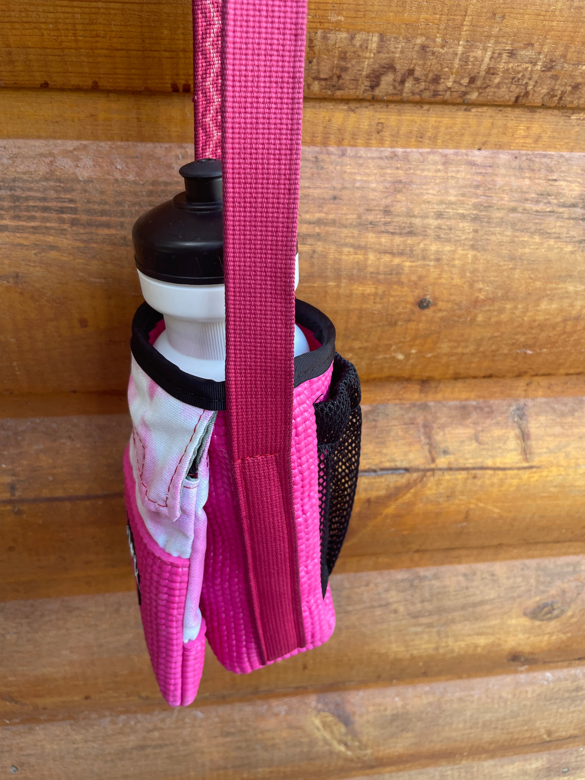 Ajax Pink Water Bottle Holder/Purse-Tye Dye