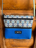 3 Zip Bag Blue-Geometric Print Home Decor Print Fabric