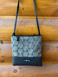 Stella Black Cross Body bag-Circle Print Home Dec Fabric