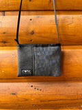 GoGo Black Crossbody- Geometric Print Home Dec Fabric