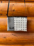 GoGo Gray Cross Body- Dots Print Home Dec Fabric