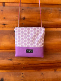 Stella Lavender Cross Body Purse-Dots