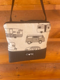 Stella Black Cross Body Purse-Campers 2