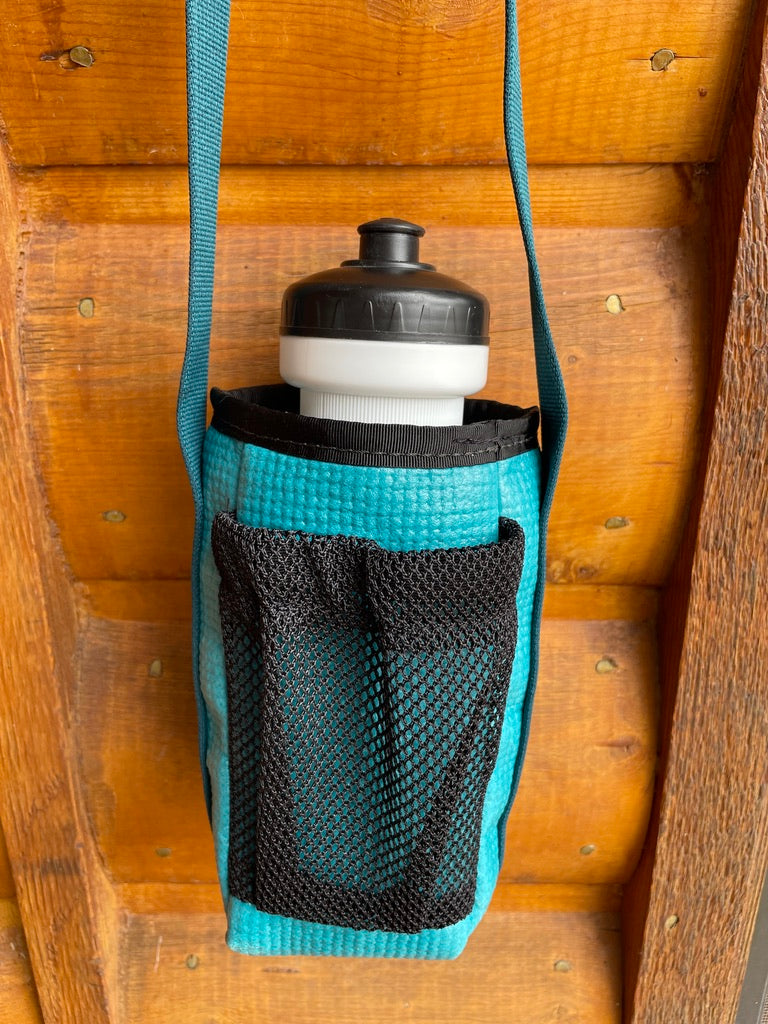 Ajax Teal/Green Water Bottle Holder Purse- Digital