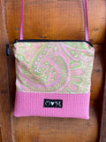 Stella Pink Cross Body Purse-Paisely