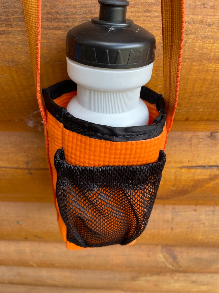 Ajax Orange Water Bottle Holder/Purse- Bloom