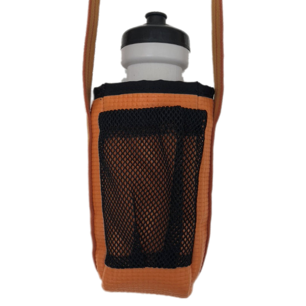 Ajax Orange Water Bottle Holder Purse- Sunburst