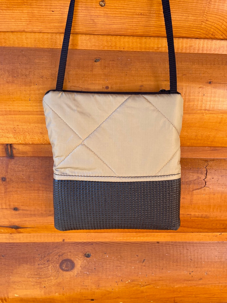 Stella Black Puffy Purse-Gold Puffy