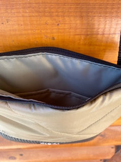 Stella Black Puffy Purse-Gold Puffy