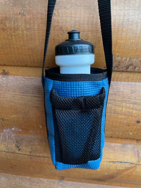 Ajax Blue Water Bottle Holder Purse-Bandana