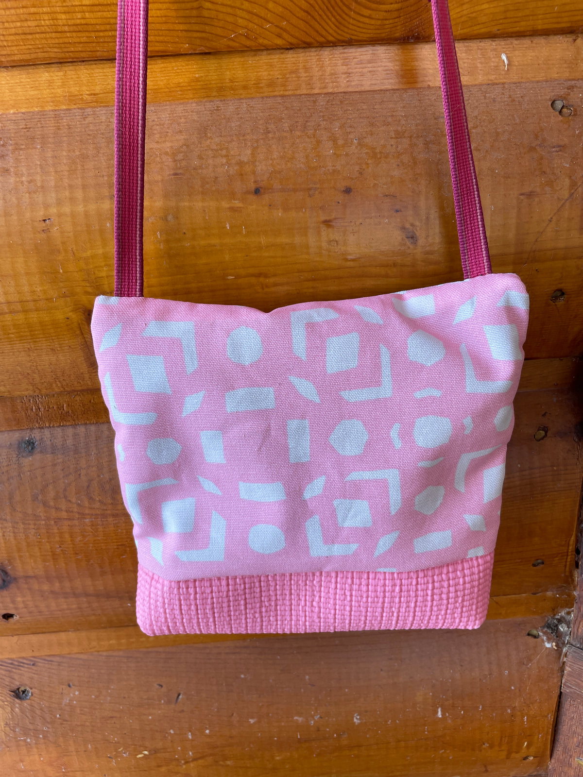 Pink Lola -Geometric Print Fabric