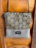 Stella Gray Cross Body-Circle Print Fabric
