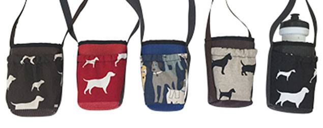 Water Bottle Holder Dog Print & Pocket